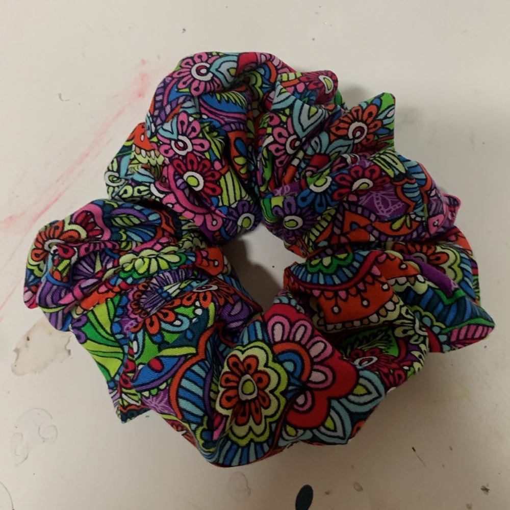 Multi Colored Scrunchie - Picture 2 of 3
